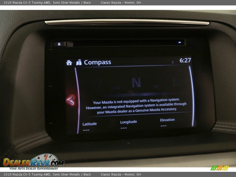 2016 Mazda CX-5 Touring AWD Sonic Silver Metallic / Black Photo #13