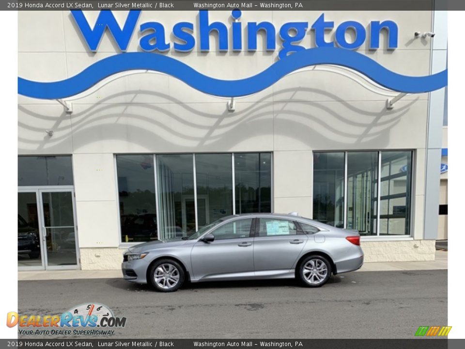 2019 Honda Accord LX Sedan Lunar Silver Metallic / Black Photo #1