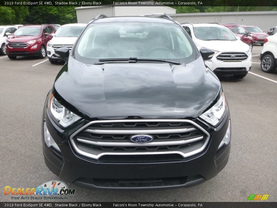 2019 Ford EcoSport SE 4WD Shadow Black / Ebony Black Photo #4