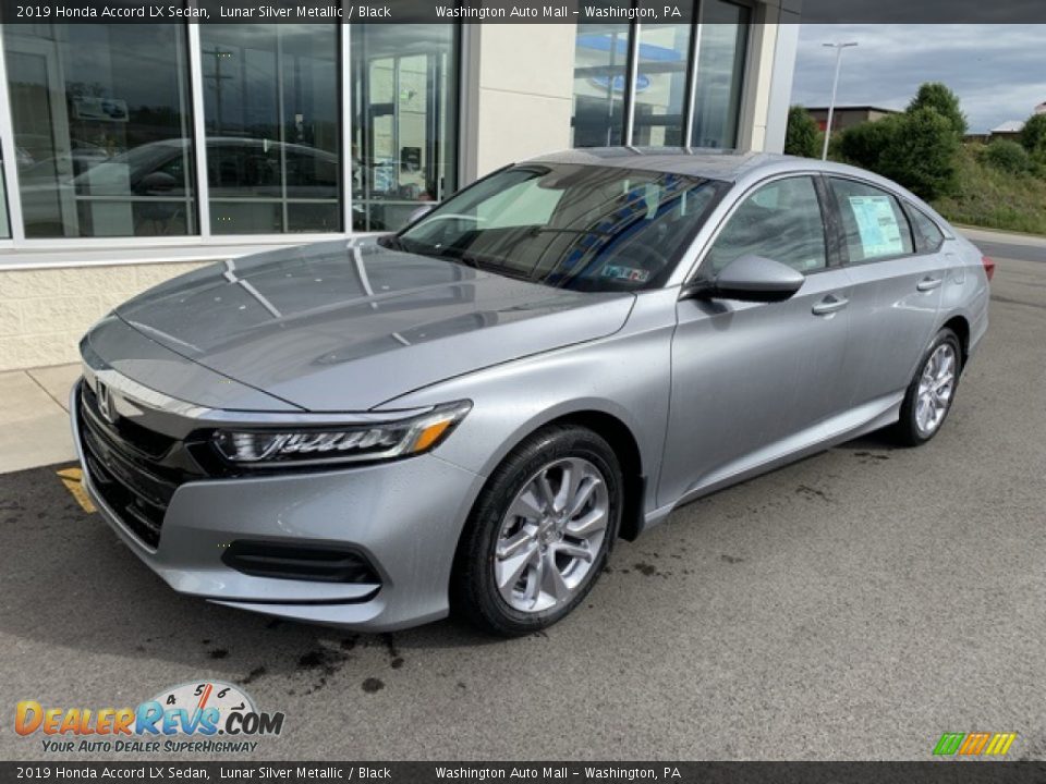 2019 Honda Accord LX Sedan Lunar Silver Metallic / Black Photo #2