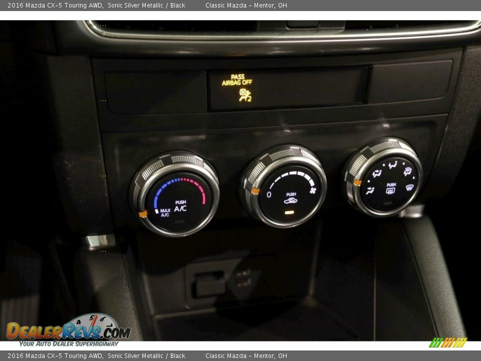 2016 Mazda CX-5 Touring AWD Sonic Silver Metallic / Black Photo #17