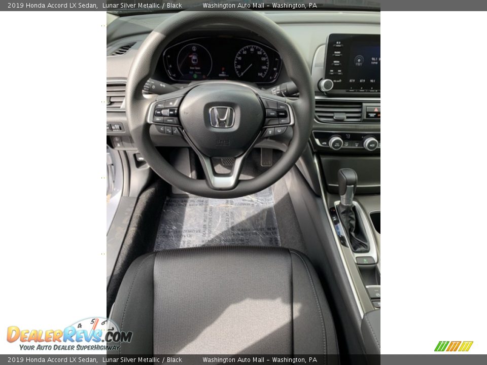 2019 Honda Accord LX Sedan Lunar Silver Metallic / Black Photo #13