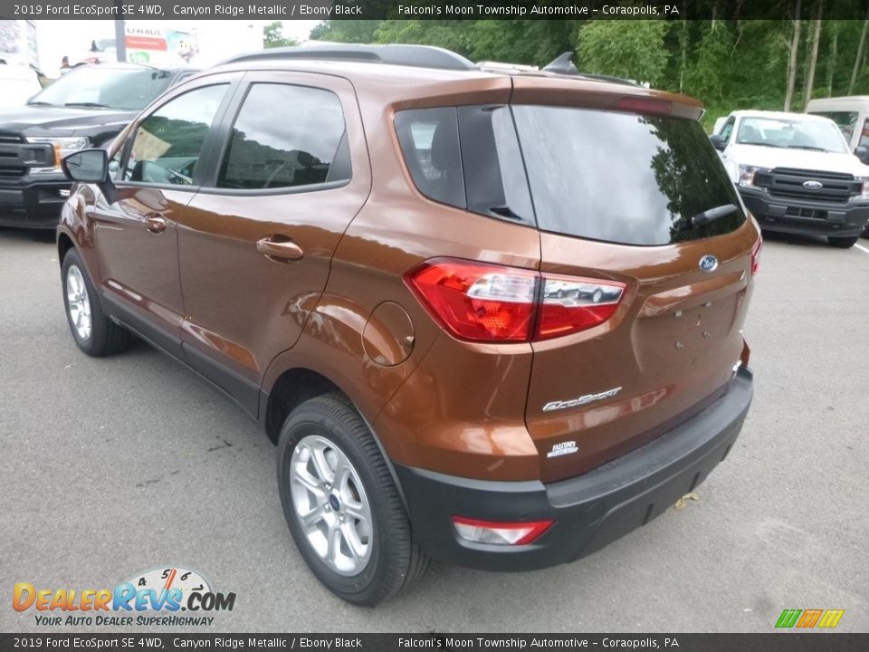 2019 Ford EcoSport SE 4WD Canyon Ridge Metallic / Ebony Black Photo #6