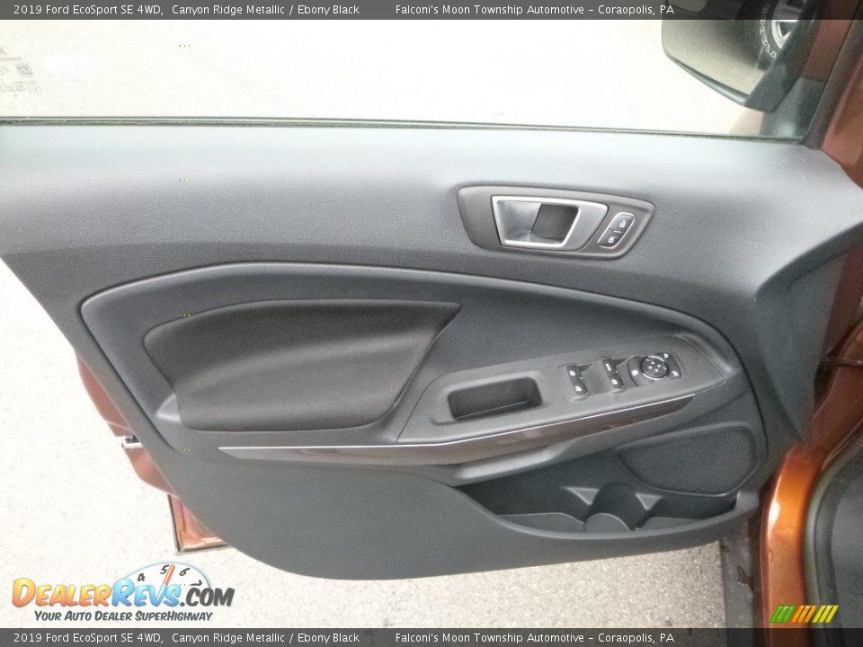 2019 Ford EcoSport SE 4WD Canyon Ridge Metallic / Ebony Black Photo #10