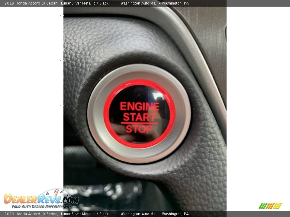 2019 Honda Accord LX Sedan Lunar Silver Metallic / Black Photo #34