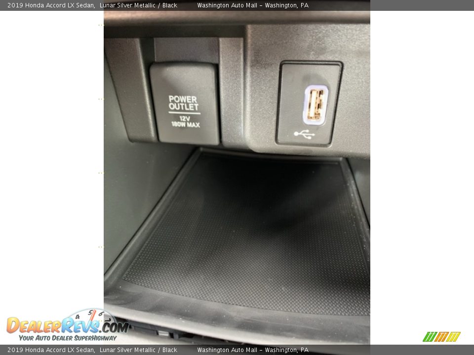2019 Honda Accord LX Sedan Lunar Silver Metallic / Black Photo #35