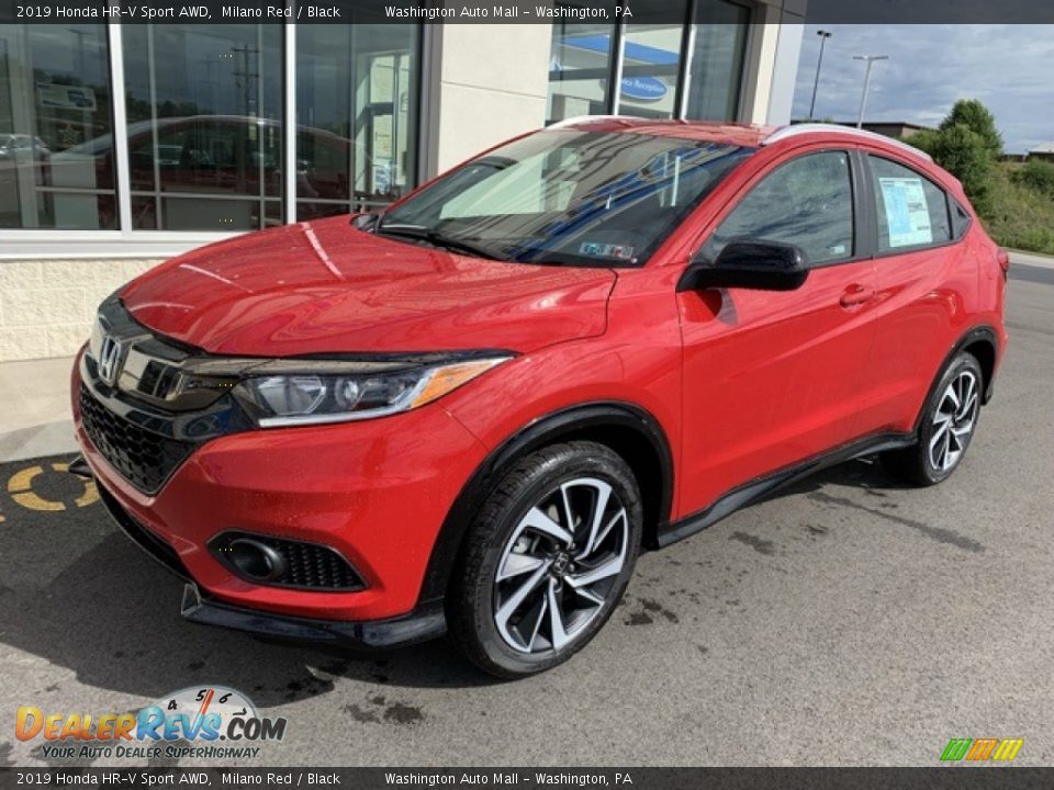 2019 Honda HR-V Sport AWD Milano Red / Black Photo #2