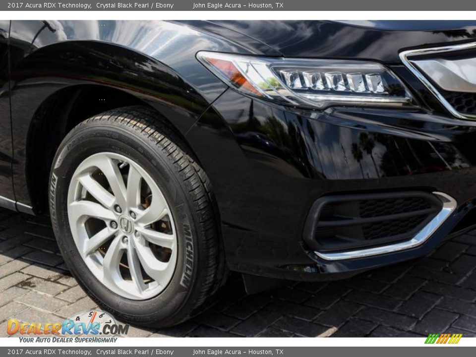 2017 Acura RDX Technology Crystal Black Pearl / Ebony Photo #12