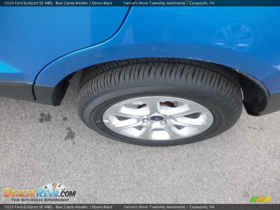 2019 Ford EcoSport SE 4WD Blue Candy Metallic / Ebony Black Photo #7