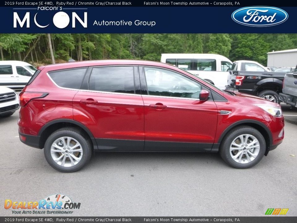 2019 Ford Escape SE 4WD Ruby Red / Chromite Gray/Charcoal Black Photo #1