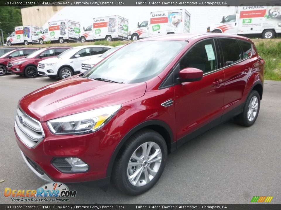 2019 Ford Escape SE 4WD Ruby Red / Chromite Gray/Charcoal Black Photo #5