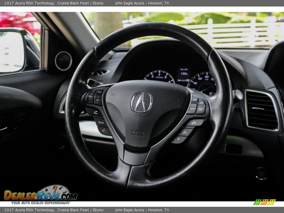 2017 Acura RDX Technology Crystal Black Pearl / Ebony Photo #32