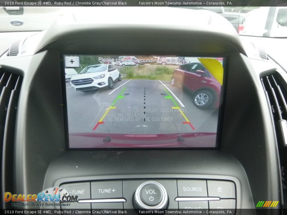 2019 Ford Escape SE 4WD Ruby Red / Chromite Gray/Charcoal Black Photo #14