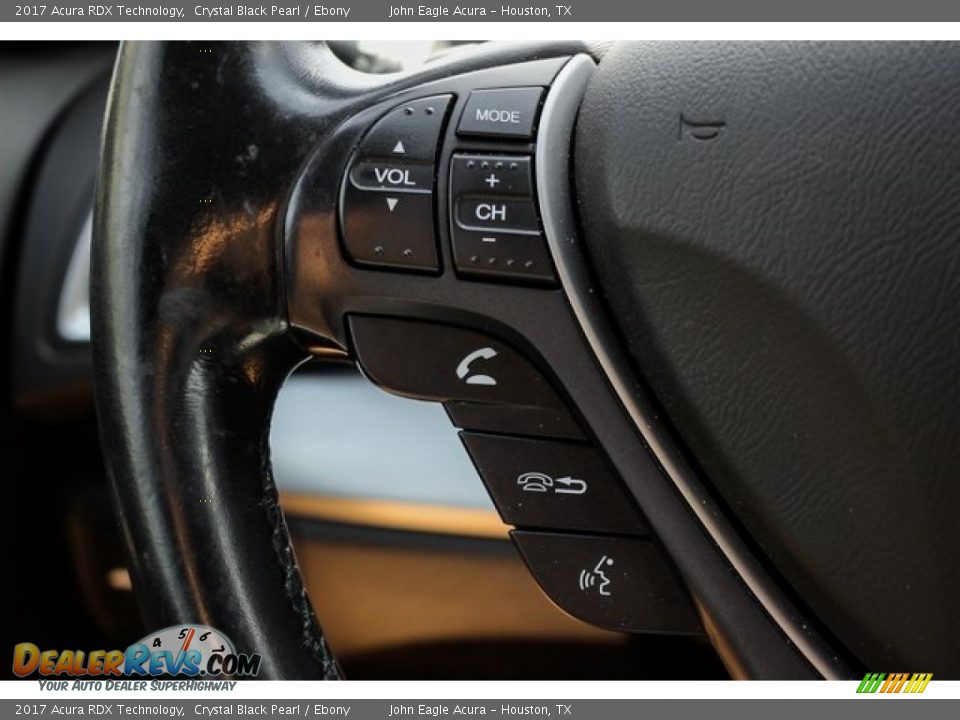 2017 Acura RDX Technology Crystal Black Pearl / Ebony Photo #35