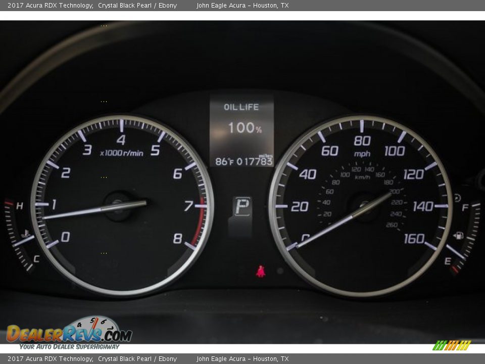 2017 Acura RDX Technology Crystal Black Pearl / Ebony Photo #36