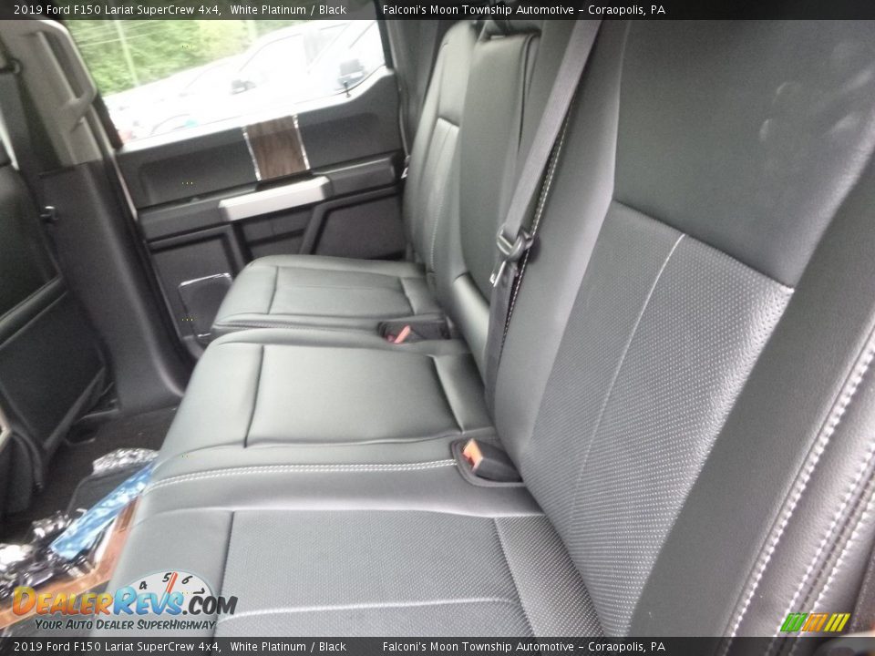 2019 Ford F150 Lariat SuperCrew 4x4 White Platinum / Black Photo #9