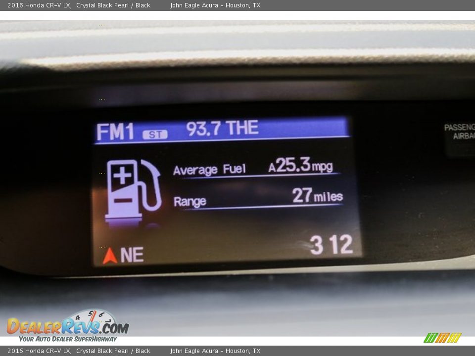 2016 Honda CR-V LX Crystal Black Pearl / Black Photo #28