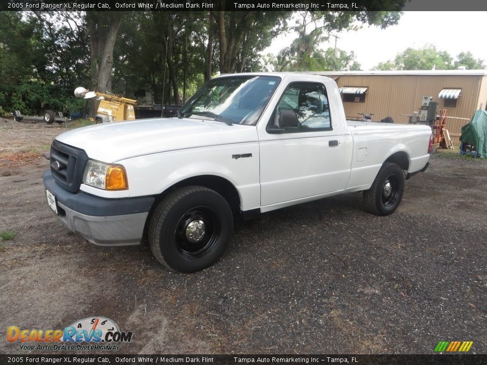 2005 Ford Ranger XL Regular Cab Oxford White / Medium Dark Flint Photo #3