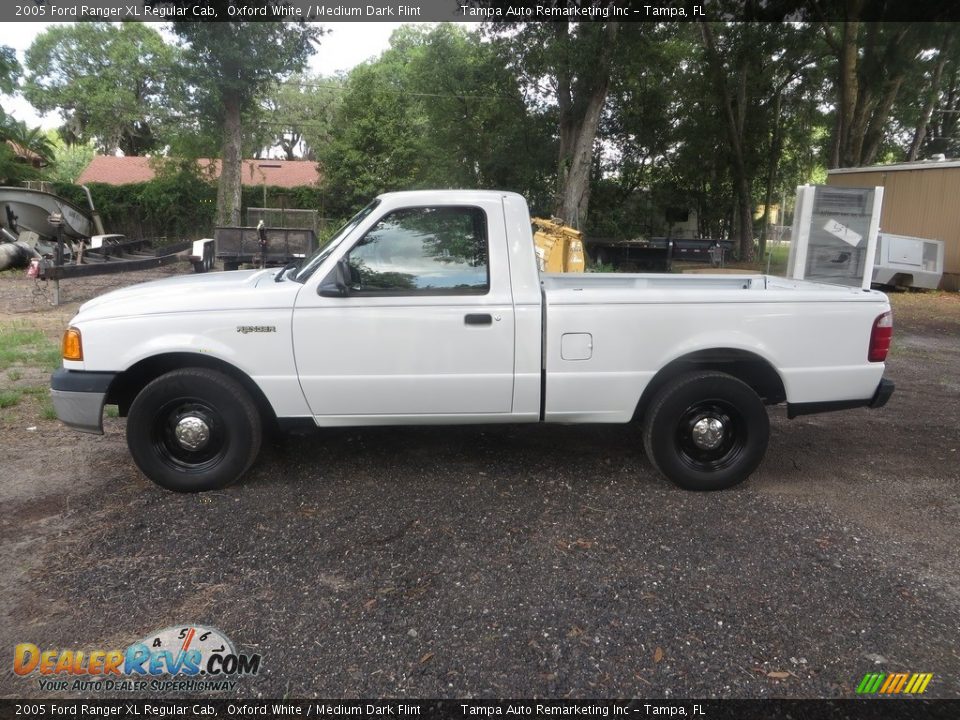 2005 Ford Ranger XL Regular Cab Oxford White / Medium Dark Flint Photo #4