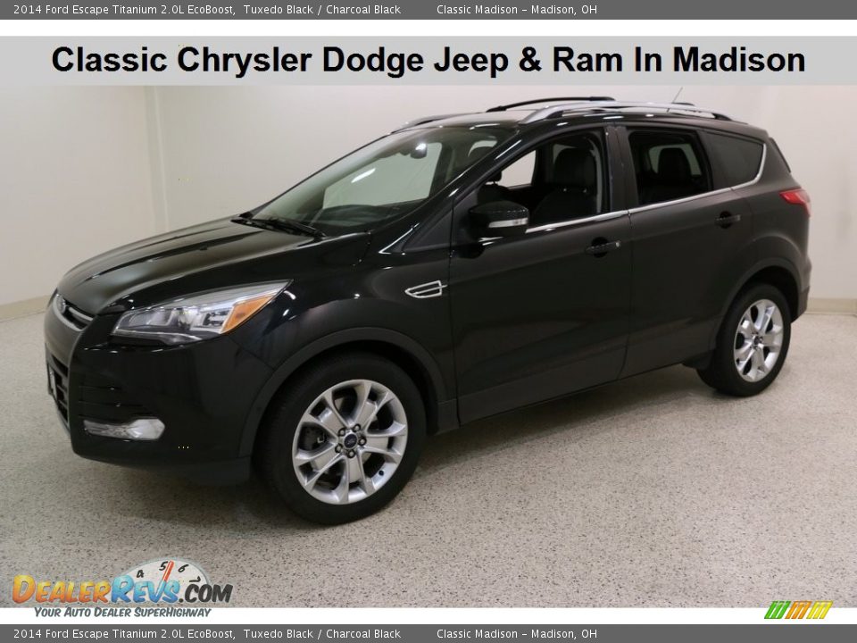 2014 Ford Escape Titanium 2.0L EcoBoost Tuxedo Black / Charcoal Black Photo #1