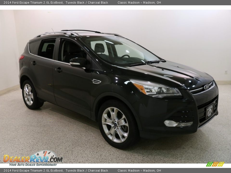 2014 Ford Escape Titanium 2.0L EcoBoost Tuxedo Black / Charcoal Black Photo #3