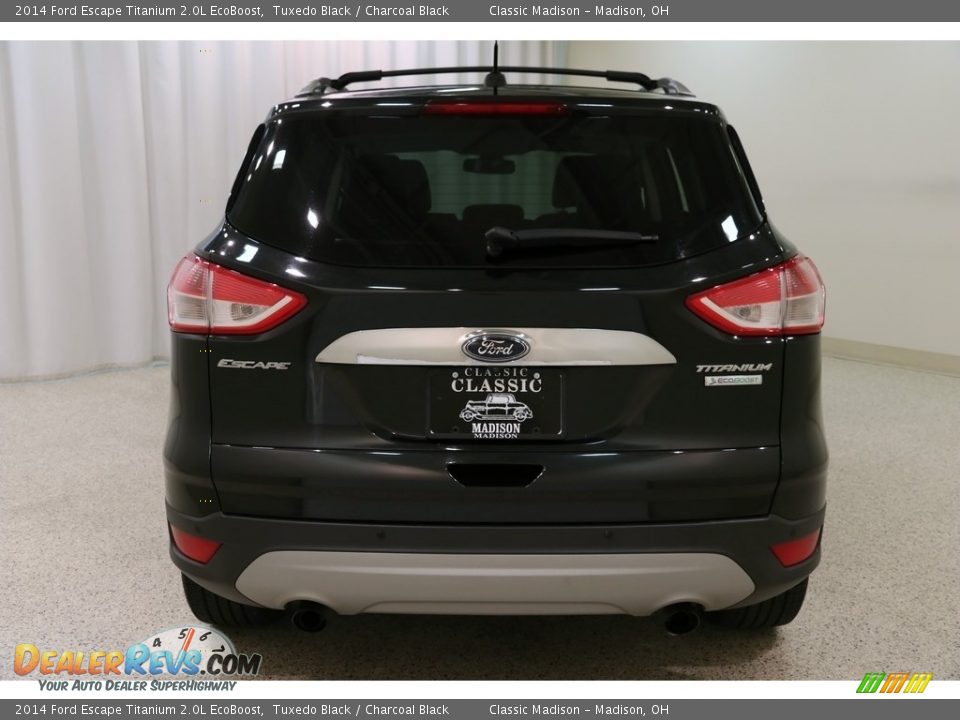 2014 Ford Escape Titanium 2.0L EcoBoost Tuxedo Black / Charcoal Black Photo #4