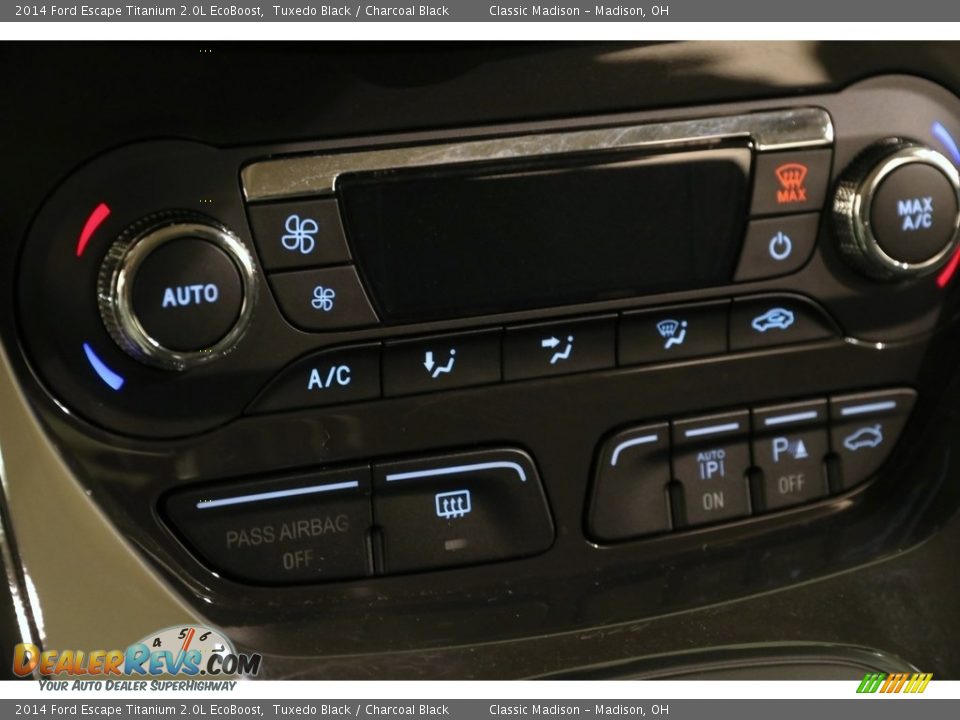 2014 Ford Escape Titanium 2.0L EcoBoost Tuxedo Black / Charcoal Black Photo #13