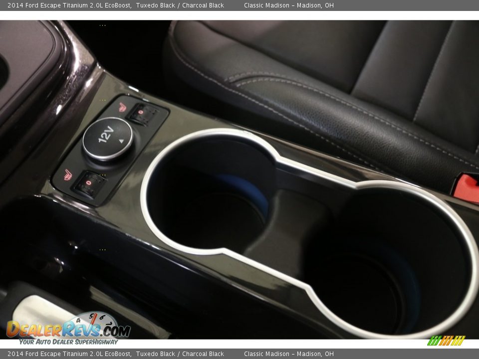 2014 Ford Escape Titanium 2.0L EcoBoost Tuxedo Black / Charcoal Black Photo #15