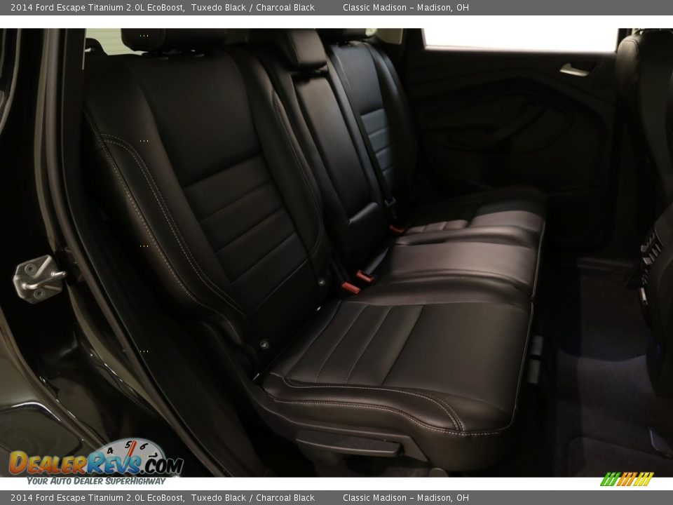 2014 Ford Escape Titanium 2.0L EcoBoost Tuxedo Black / Charcoal Black Photo #17
