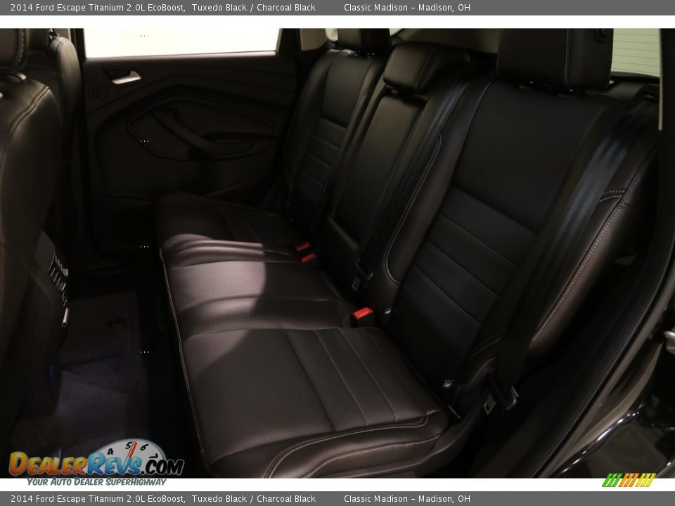 2014 Ford Escape Titanium 2.0L EcoBoost Tuxedo Black / Charcoal Black Photo #18