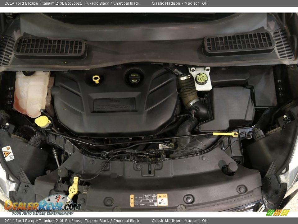 2014 Ford Escape Titanium 2.0L EcoBoost Tuxedo Black / Charcoal Black Photo #19