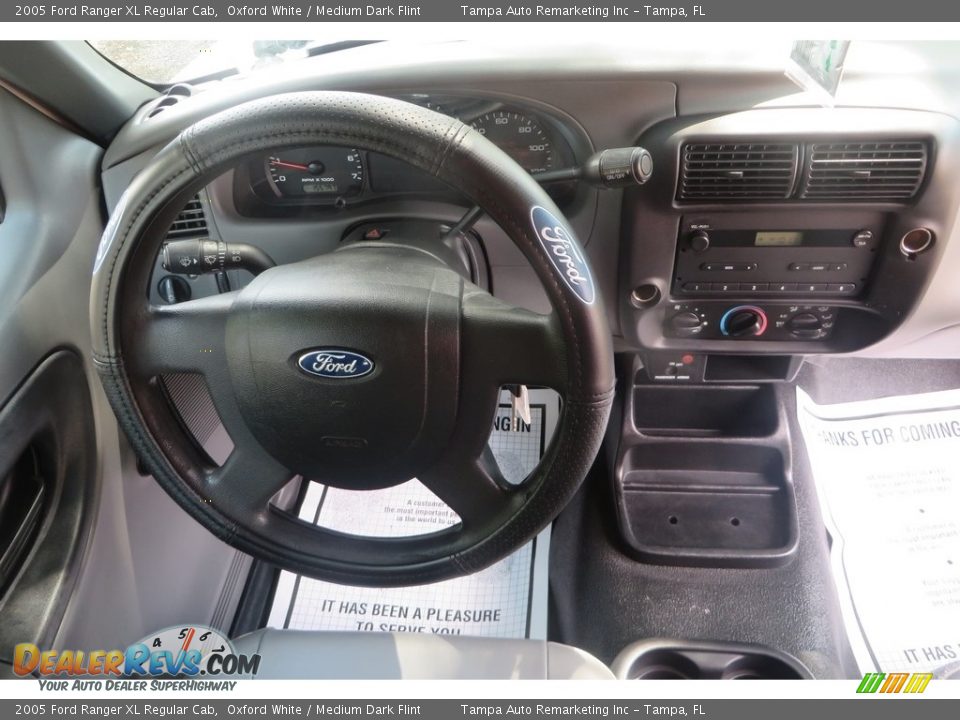 2005 Ford Ranger XL Regular Cab Oxford White / Medium Dark Flint Photo #19