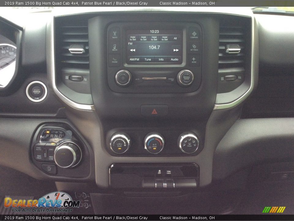 2019 Ram 1500 Big Horn Quad Cab 4x4 Patriot Blue Pearl / Black/Diesel Gray Photo #13