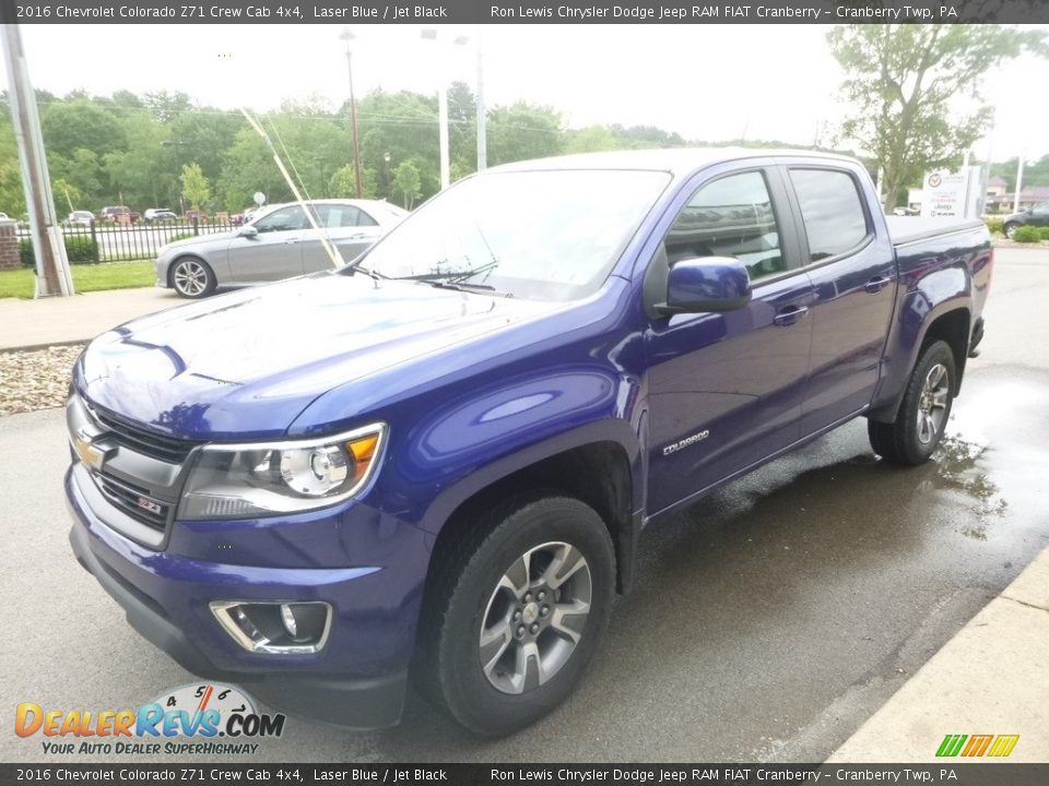 2016 Chevrolet Colorado Z71 Crew Cab 4x4 Laser Blue / Jet Black Photo #5