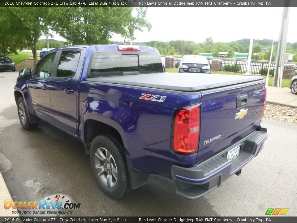 2016 Chevrolet Colorado Z71 Crew Cab 4x4 Laser Blue / Jet Black Photo #7