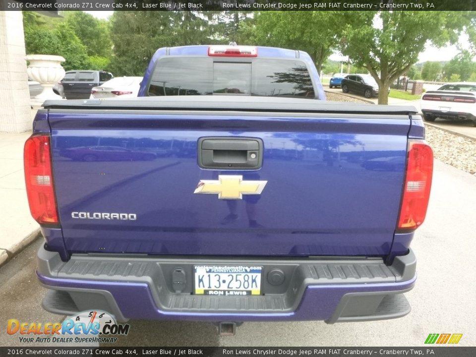 2016 Chevrolet Colorado Z71 Crew Cab 4x4 Laser Blue / Jet Black Photo #8