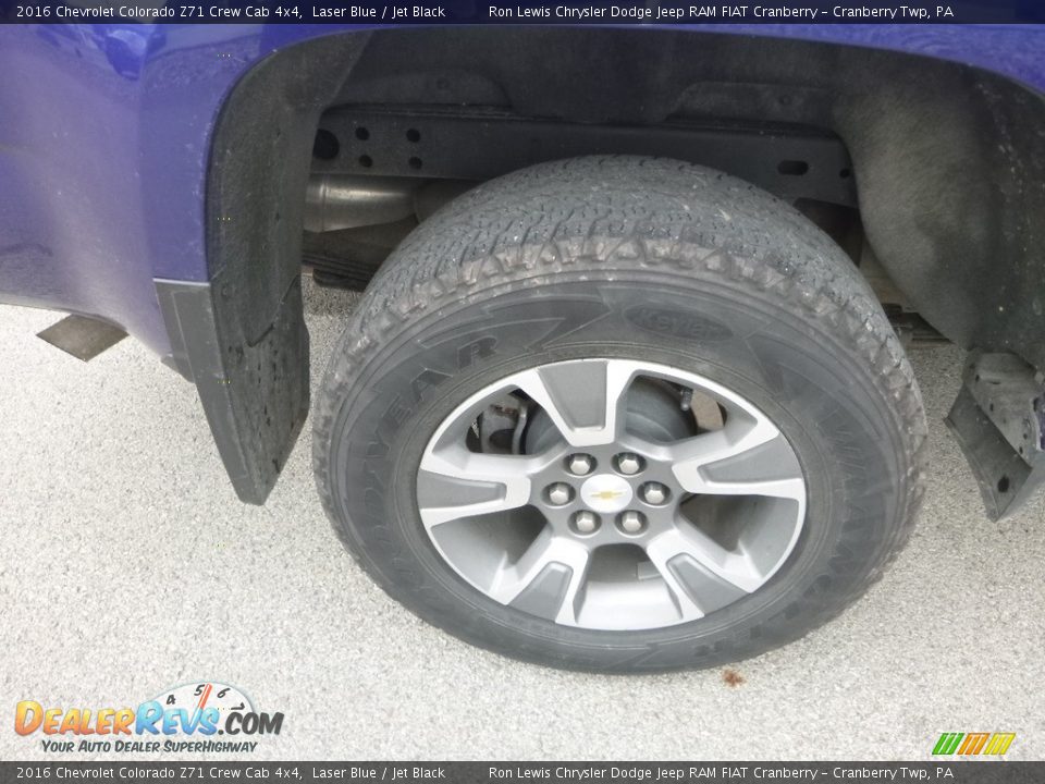 2016 Chevrolet Colorado Z71 Crew Cab 4x4 Laser Blue / Jet Black Photo #9