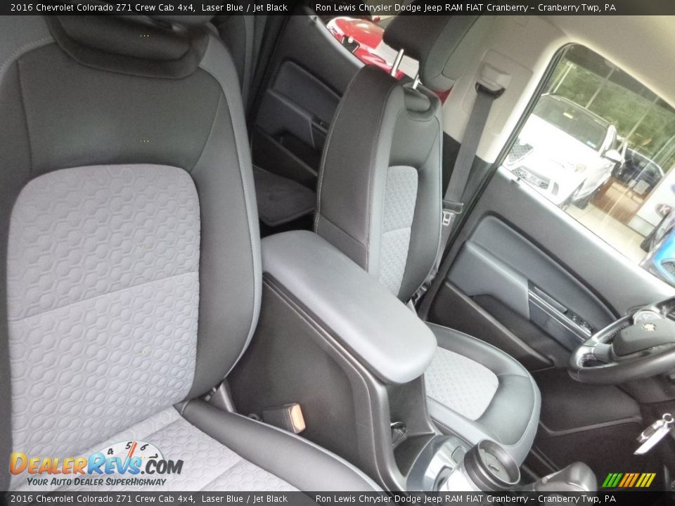 2016 Chevrolet Colorado Z71 Crew Cab 4x4 Laser Blue / Jet Black Photo #11