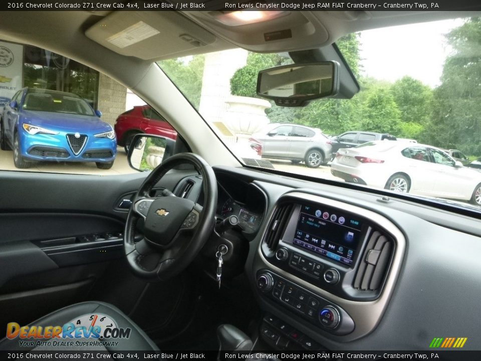 2016 Chevrolet Colorado Z71 Crew Cab 4x4 Laser Blue / Jet Black Photo #12