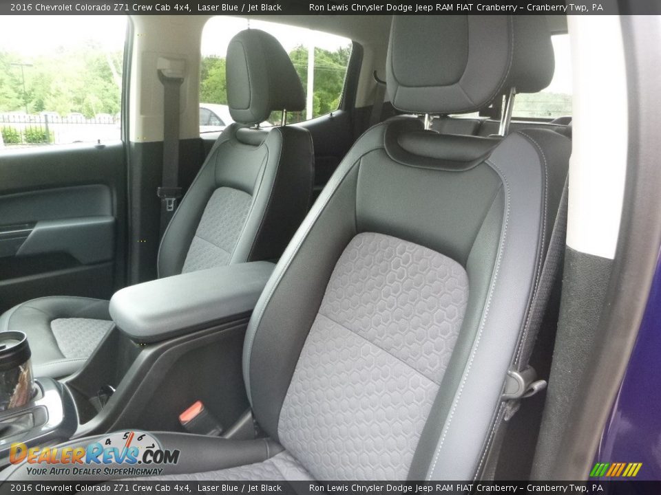 2016 Chevrolet Colorado Z71 Crew Cab 4x4 Laser Blue / Jet Black Photo #13