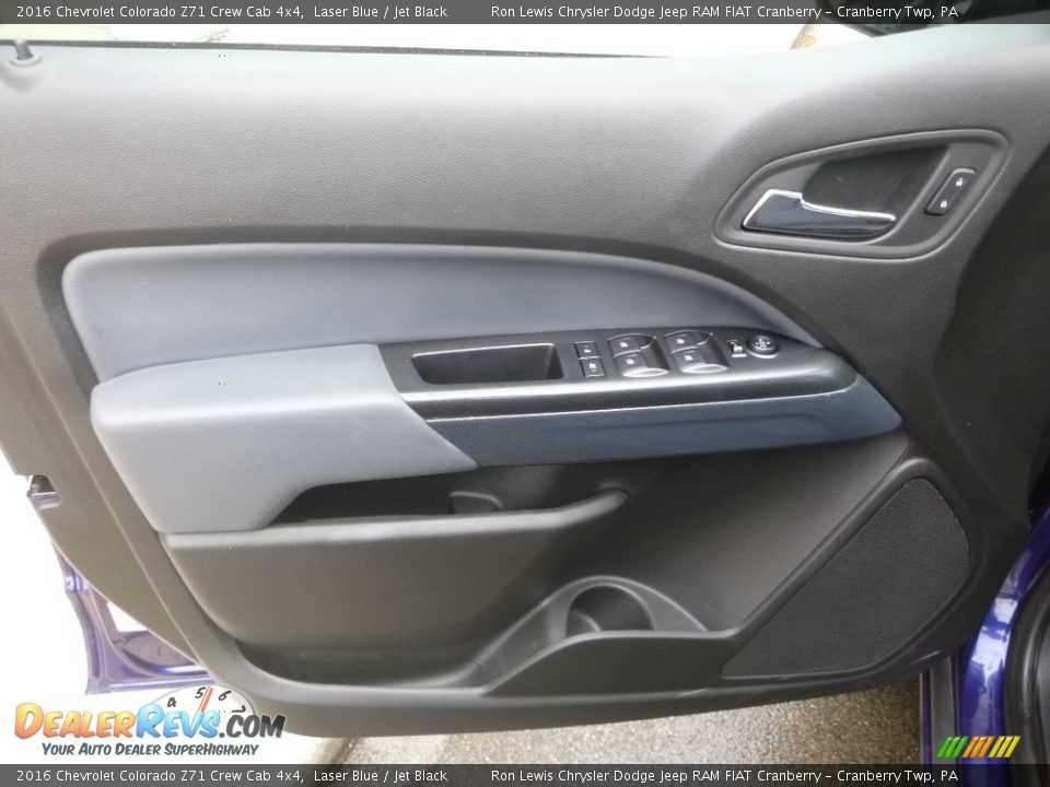 2016 Chevrolet Colorado Z71 Crew Cab 4x4 Laser Blue / Jet Black Photo #14