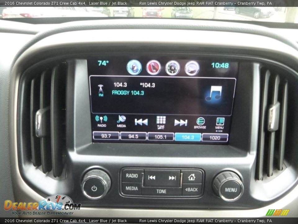 2016 Chevrolet Colorado Z71 Crew Cab 4x4 Laser Blue / Jet Black Photo #16