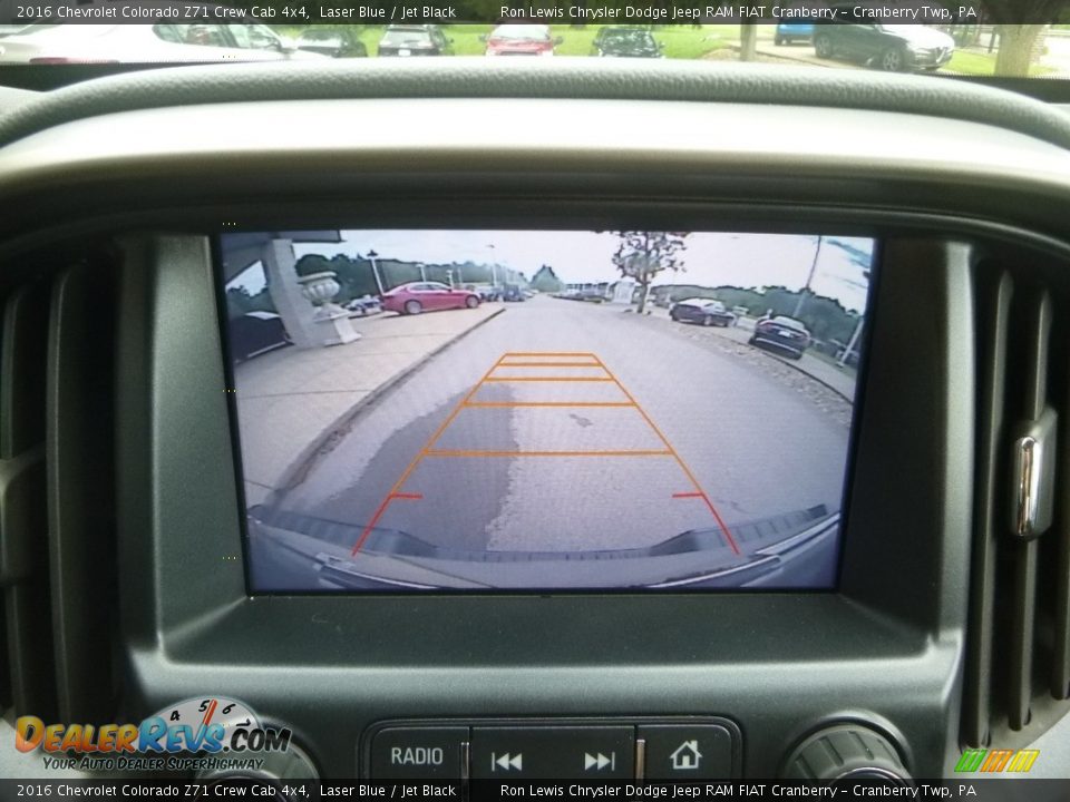 2016 Chevrolet Colorado Z71 Crew Cab 4x4 Laser Blue / Jet Black Photo #17