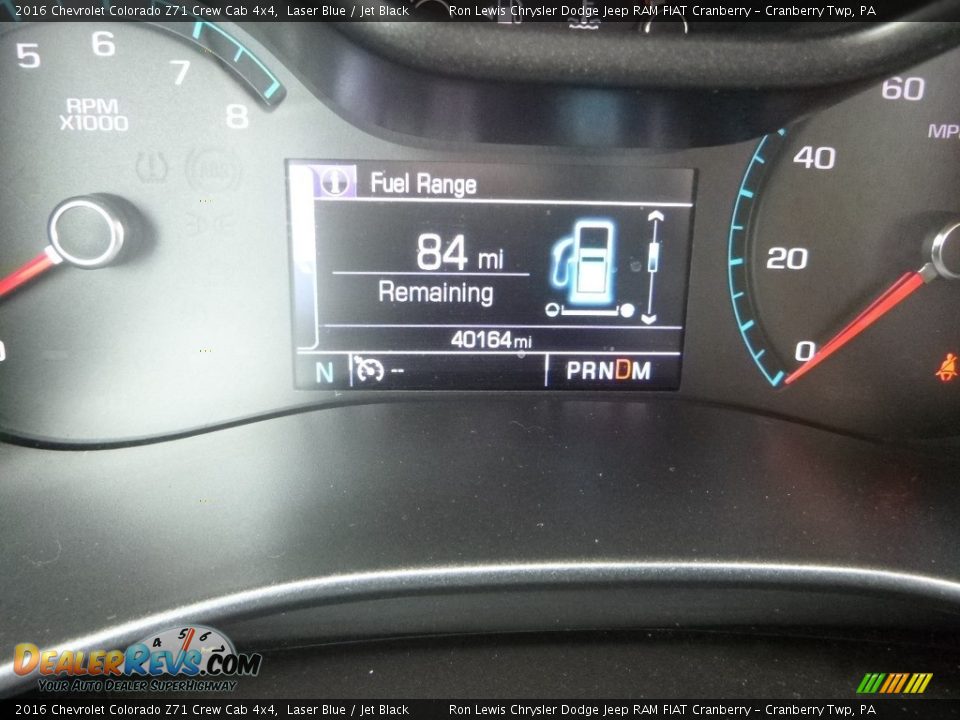 2016 Chevrolet Colorado Z71 Crew Cab 4x4 Laser Blue / Jet Black Photo #18