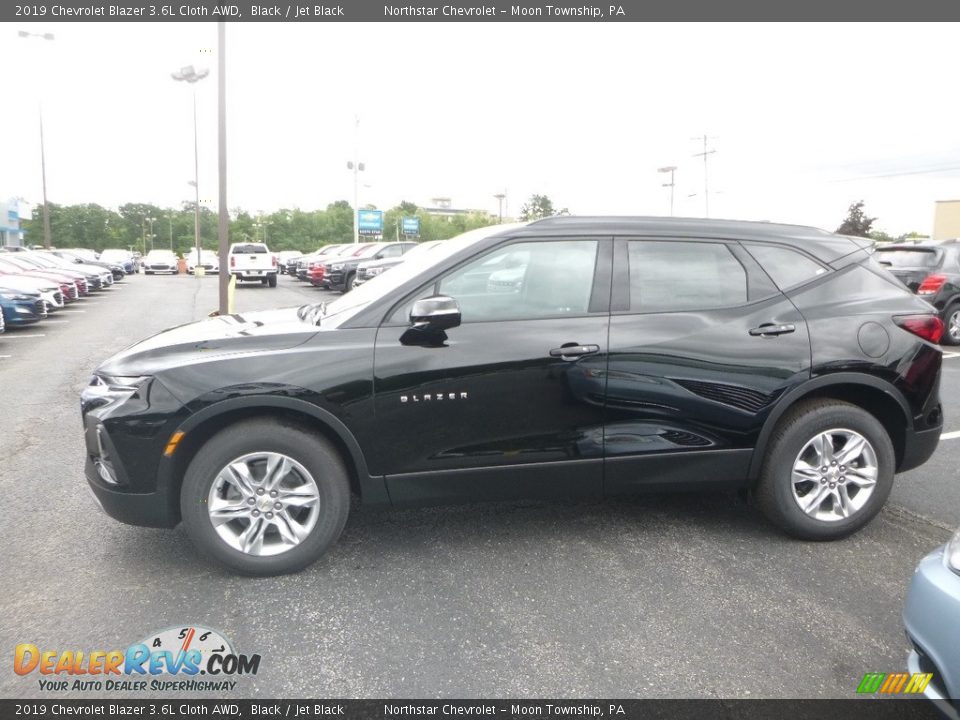 2019 Chevrolet Blazer 3.6L Cloth AWD Black / Jet Black Photo #2