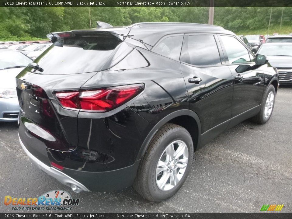 2019 Chevrolet Blazer 3.6L Cloth AWD Black / Jet Black Photo #5