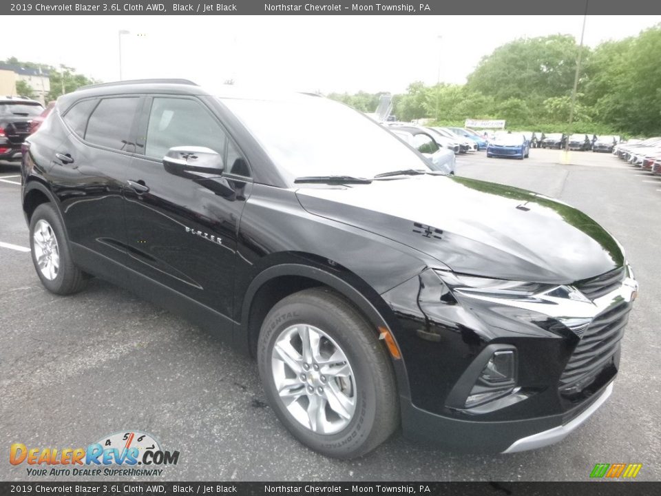 2019 Chevrolet Blazer 3.6L Cloth AWD Black / Jet Black Photo #7