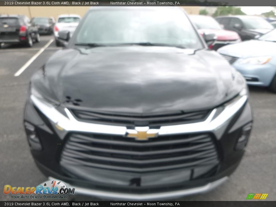 2019 Chevrolet Blazer 3.6L Cloth AWD Black / Jet Black Photo #8