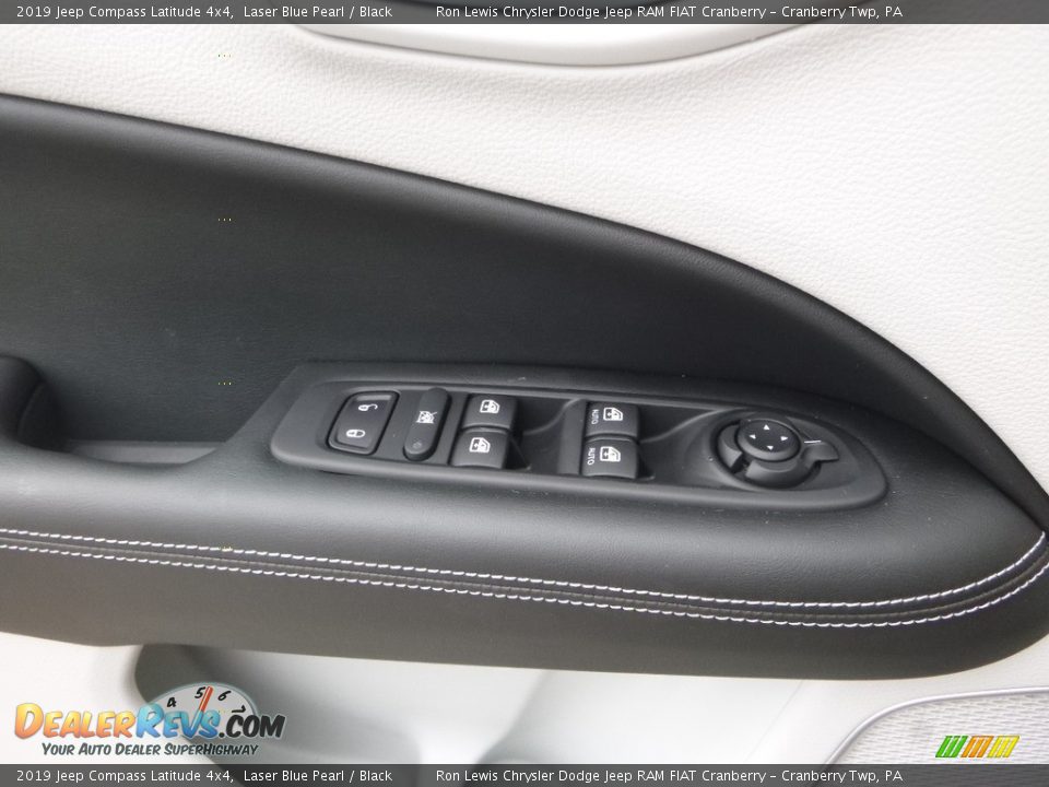 2019 Jeep Compass Latitude 4x4 Laser Blue Pearl / Black Photo #13