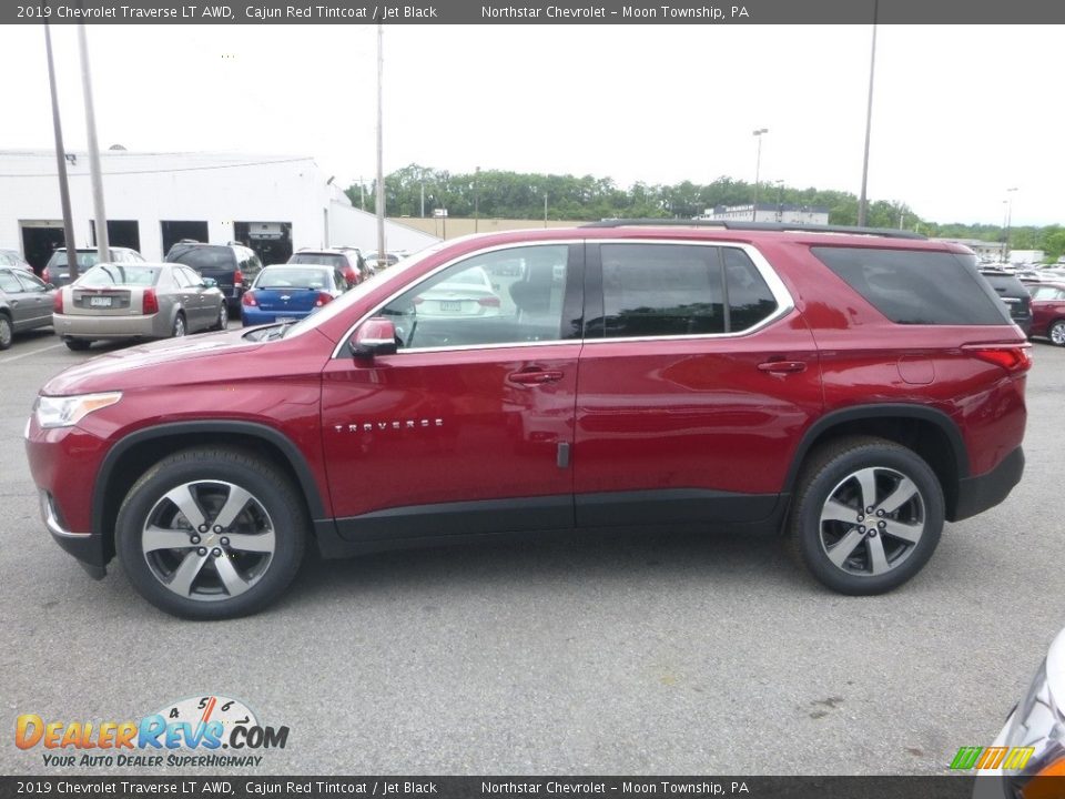 Cajun Red Tintcoat 2019 Chevrolet Traverse LT AWD Photo #2